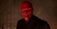 Red Skull having revealed his true face.