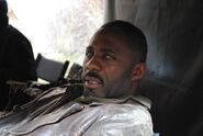 Idris Elba off set.