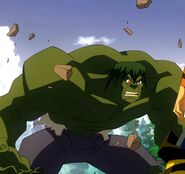 Bruce as Hulk in Hulk vs. Thor.