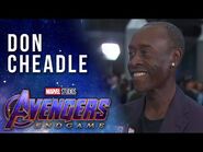 Don Cheadle talks what makes a real world hero LIVE at the Avengers- Endgame Premiere