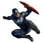 Captain America TWS-flying air kick