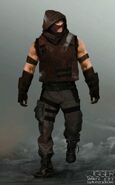 Unused concept art of young Juggernaut in X-Men: Days of Future Past.