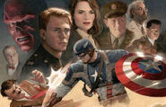 Captain America art.