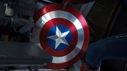 Cap's shield before the Battle of New York.