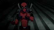 Deadpool Suit used by Wade Wilson in the Hulk Vs..