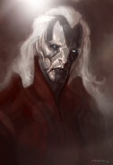 Concept art of Malekith from Thor: The Dark World.