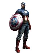 3D Concept Art model for Captain America: Super Soldier, Traditional Costume.