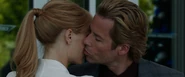 Kissing Pepper farewell.