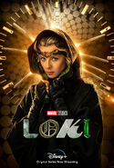 Sylvie a Loki variant, portrayed by Sophia Di Martino in the Marvel Cinematic Universe.