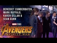 Ruffalo, Cumberbatch, Gillan and Gunn Live at the Avengers- Infinity War Premiere