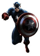 Captain America promotional art.