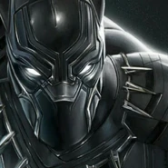 Concept art of Black Panther by Mike Thompson.