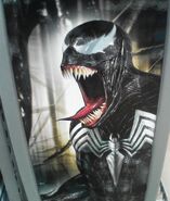 Venom roaring at his prey