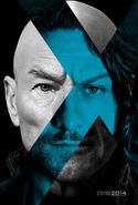 Teaser poster of young and old Professor X.