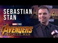 Sebastian Stan Live at the Avengers- Infinity War Premiere