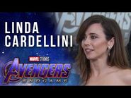 Linda Cardellini talks keeping secrets at the LIVE Marvel Studios' Avengers- Endgame Premiere