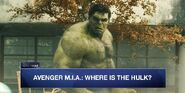 In the wake of the Battle of Sokovia, many international governments are asking "Where is the #Hulk?" #WHIH.