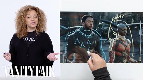 Black Panther's Costume Designer Breaks Down T'Challa's Entrance Scene Vanity Fair