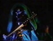 Dr. Doom with his gun.