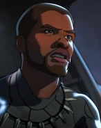 T'Challa voiced by Chadwick Boseman in Earth-89521.