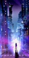 Avengers Tower featured in the poster for Jessica Jones.