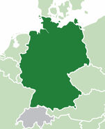Map of Germany.