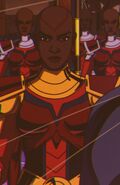 Okoye from the Marvel Animated Universe.