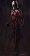 Concept art of Malekith from Thor: The Dark World.