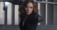 Black Widow portrayed by Scarlett Johansson in the Marvel Cinematic Universe.