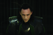 Loki's evil look.