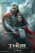 Character Poster of Thor & Jane.