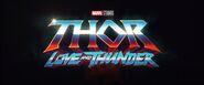 Thor Love and Thunder Trailer Logo