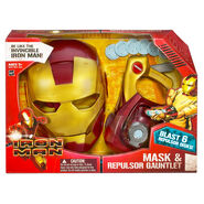 Mask & Repulsor Gauntlet