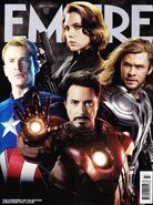 The Avengers on the Empire cover.