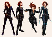 Marvel Cinematic Universe Black Widow promo art.