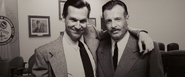 Young Stane with Howard Stark.