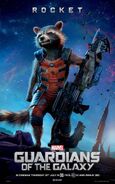 Rocket GOTG UK Poster