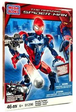 Mega Bloks Spider-Man Lizard Techbot Figurine Lézard (91332) Neuf Sous Blister