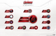 Avengers logo emblemes