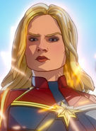 Captain Marvel voiced by Alexandra Daniels in Earth-29929.