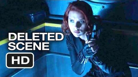 Deleted Scene - Black Widow hides from The Hulk