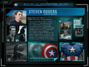 Captain Steve Rogers bio from Marvel's The Avengers Second App.