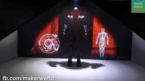 Avengers 2 Age Of Ultron Hologram Holographic Animation by Hot Toys 復仇者聯盟2：奧創紀元 立體投射動畫