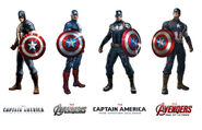 Captain America's uniform in Marvel Cinematic Universe.