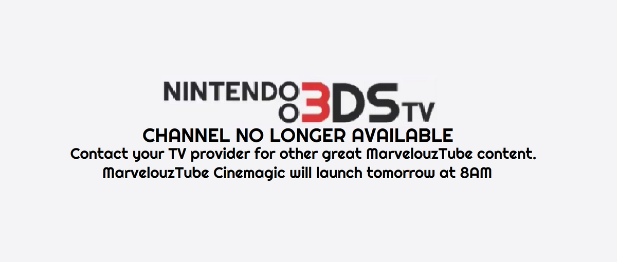Nintendo 3DS TV MarvelouzTube Wiki Fandom