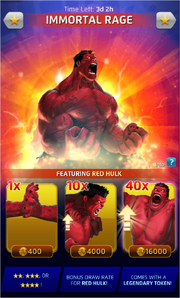 Immortal Rage (Season XX) Offer