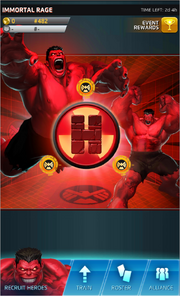 Immortal Rage Event Screen