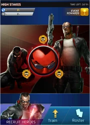 High Stakes Event Screen