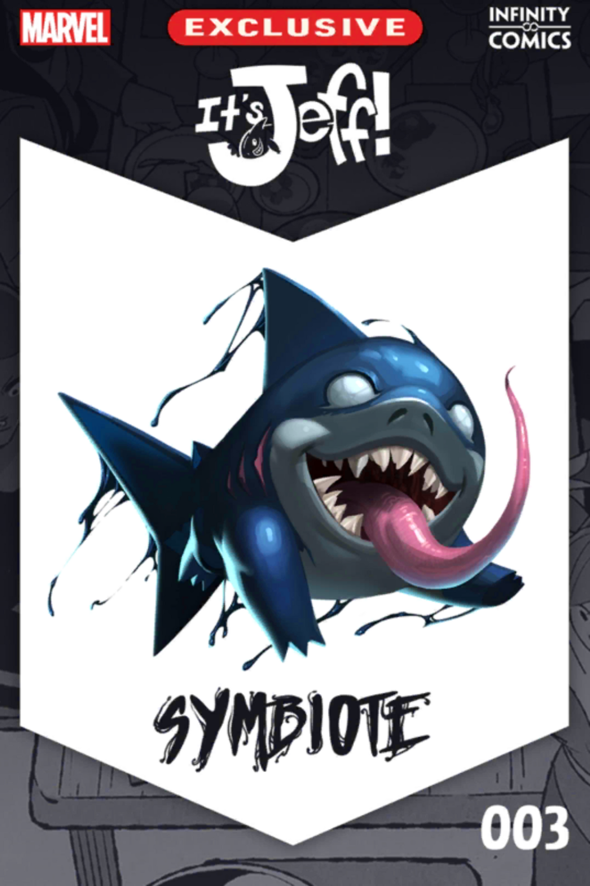 その他 FAB Cutty Shark, Quick Clip Marvel Marvel - Animated Style Jeff the Landshark Statue