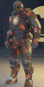 Outfit Iron Man Volcanic